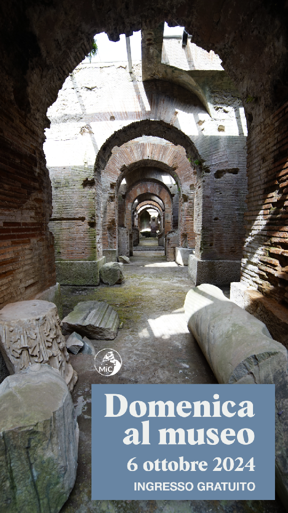 #Domenicalmuseo 6 ottobre apertura gratuita dell'Anfiteatro campano e del Museo archeologico nazionale dell'antica Capua di Santa Maria Capua Vetere